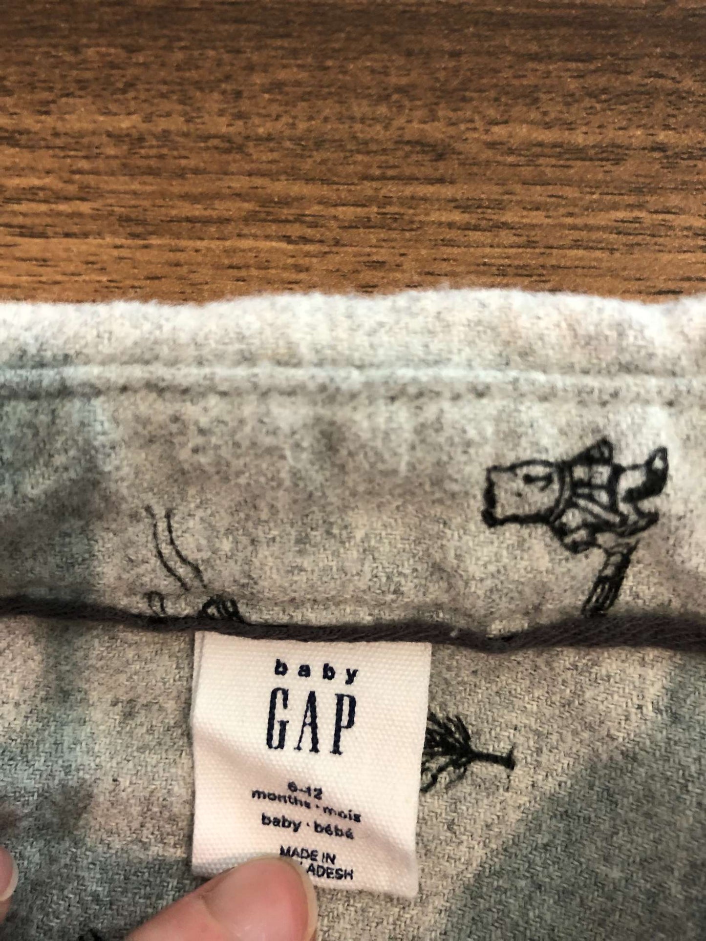 Gap Baby Boy Outfit Set, Long sleeve button up shirt and pants,  6-12M, Kids 12 Month (9-12M)