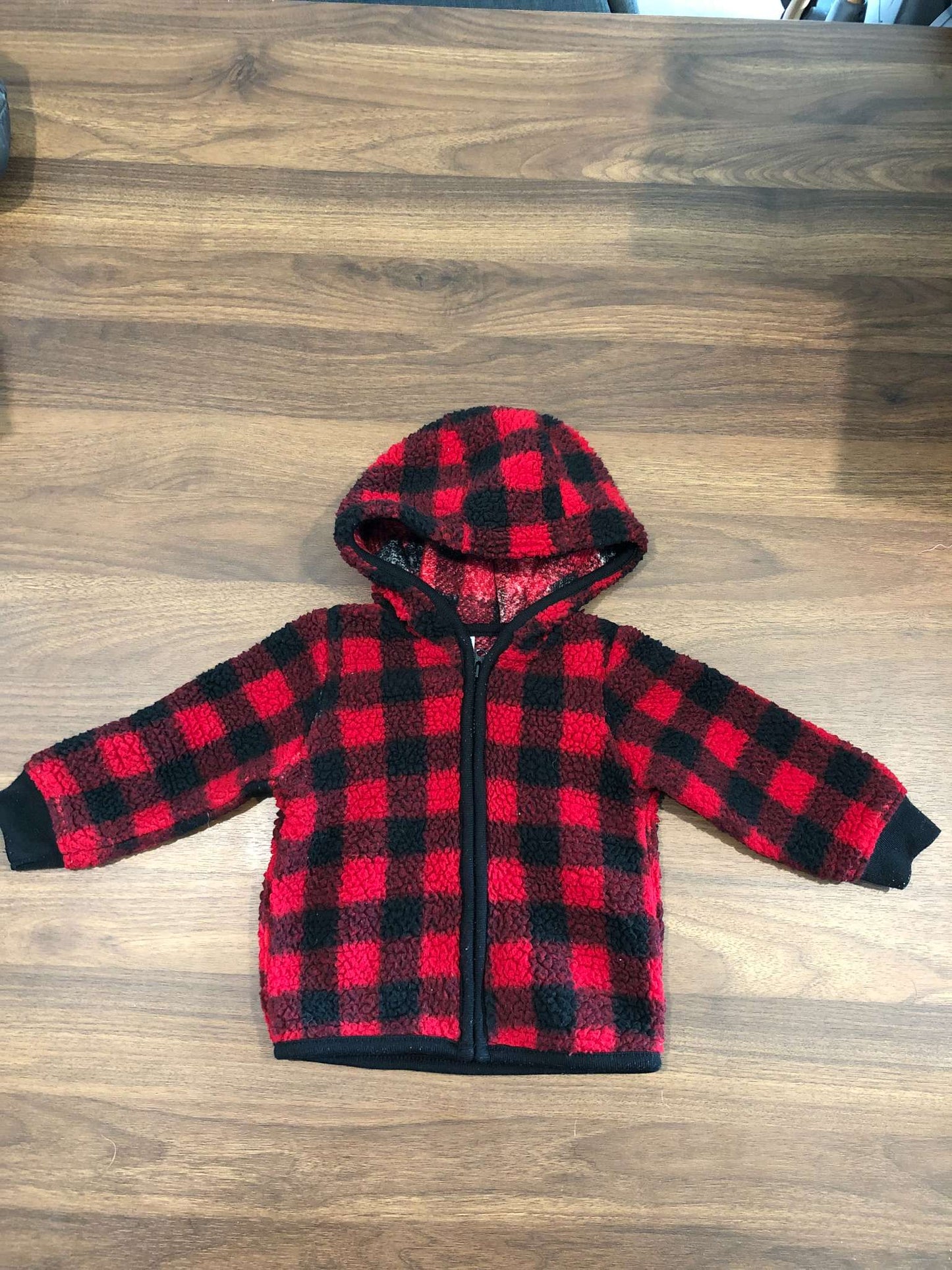 Carter's Fleece Plaid Zip-up Jacket, 9M, Kids 9 Month (6-9M)