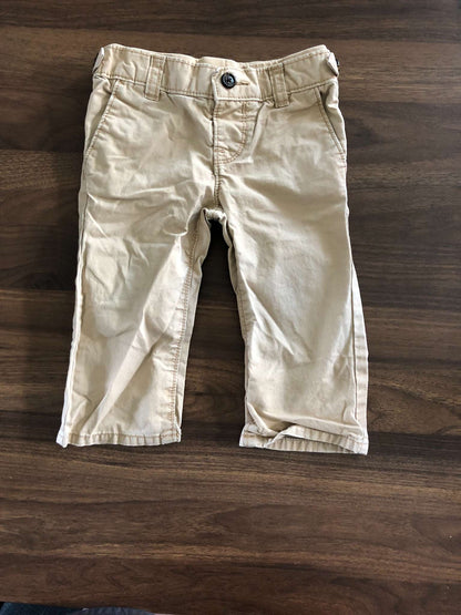 Gap Toddler Boy Khaki Pants, 12-18M, Kids 18 Month (12-18M)