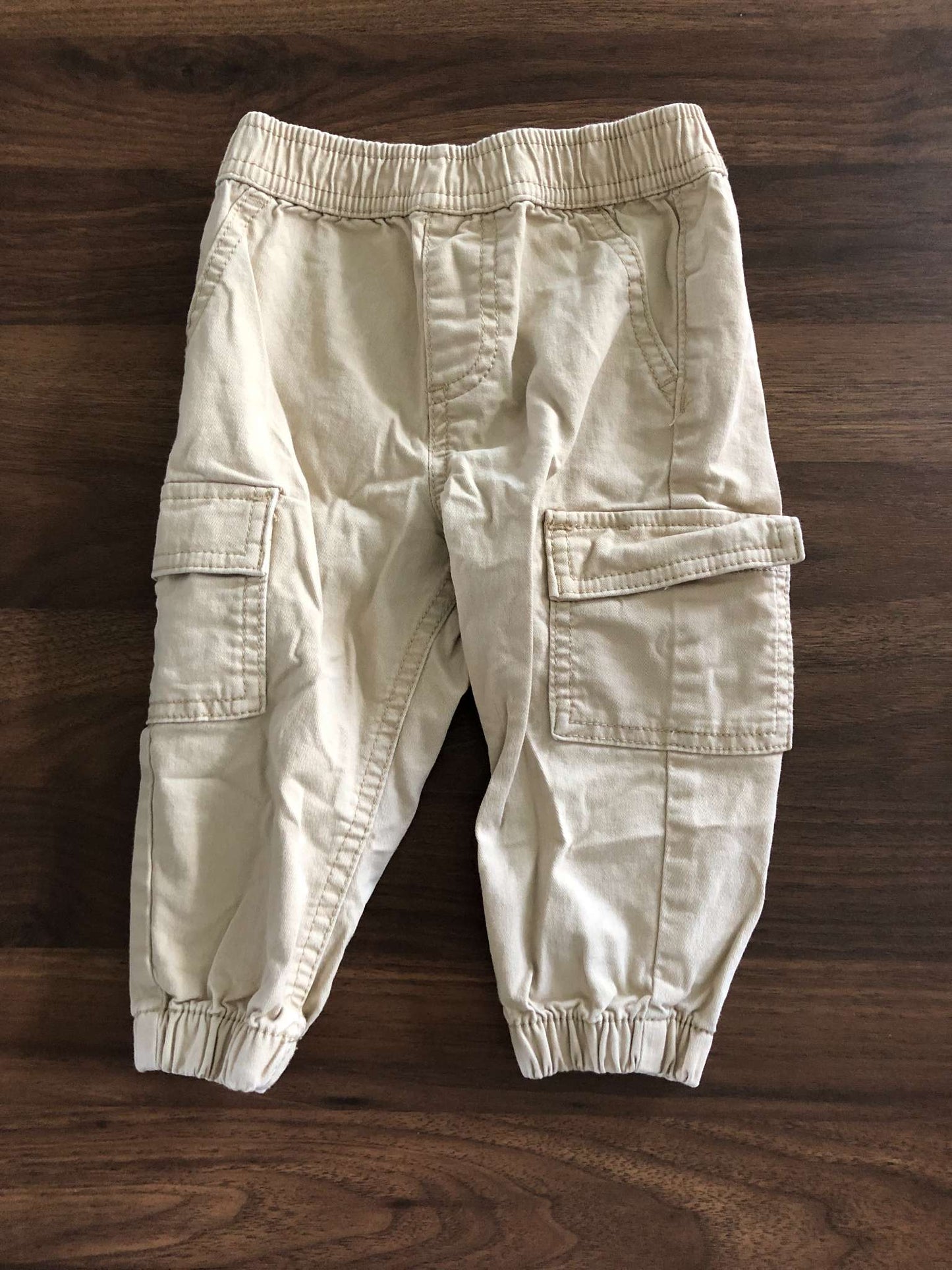 Joe Fresh Toddler Boys Khaki Cargo Pants, 12-18M, Kids 18 Month (12-18M)