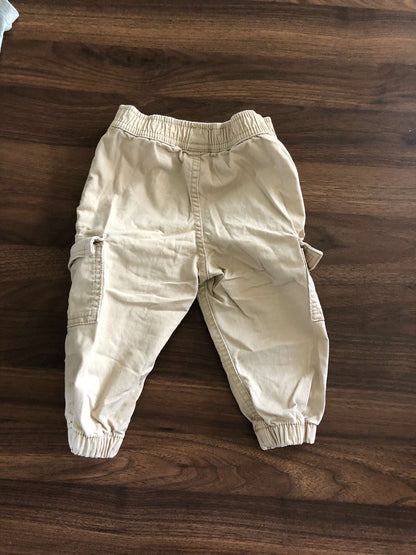 Joe Fresh Toddler Boys Khaki Cargo Pants, 12-18M, Kids 18 Month (12-18M)