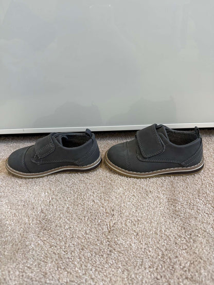Cat & Jack Toddler Boy Suede Dress Shoes, Grey, Size 7, Shoes 7 (Walkers:12-24 mth)