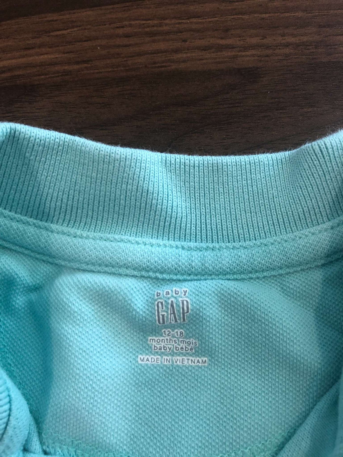 Gap Toddler Boy Polo Shorty Romper, Blue, 12-18M, Kids 18 Month (12-18M)