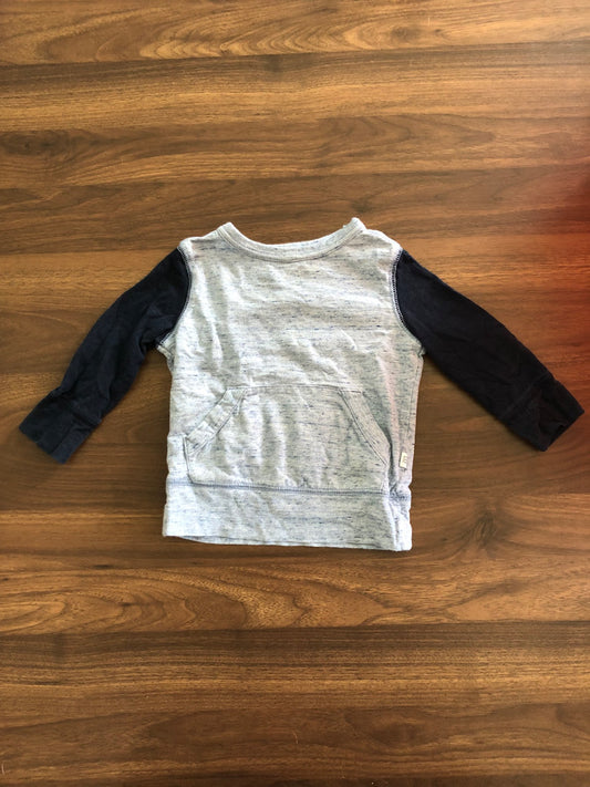 Gap Toddler Boy Long Sleeve Shirt, 12-18M, Kids 18 Month (12-18M)