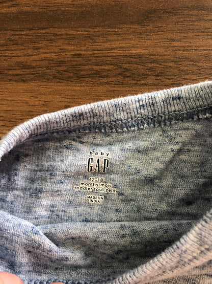 Gap Toddler Boy Long Sleeve Shirt, 12-18M, Kids 18 Month (12-18M)