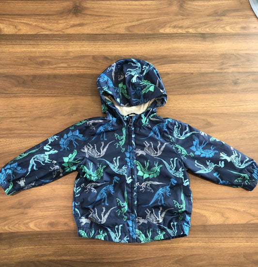 Gap Toddler Boy Dino Print Rain Jacket, 18-24m, Kids 24 Month (18-24M)