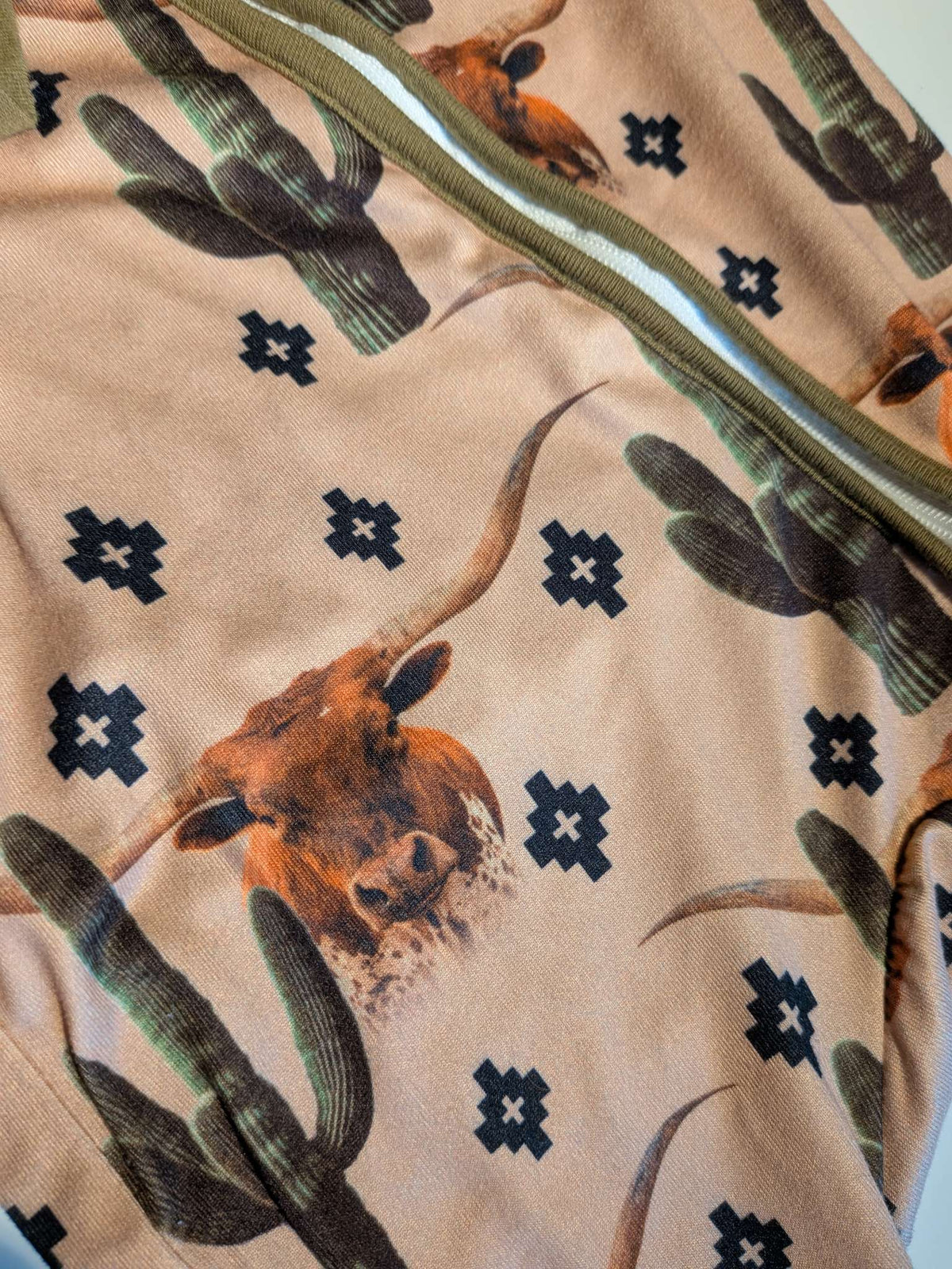 Rustic Romper - 3-6M, Kids 6 Month (3-6M)