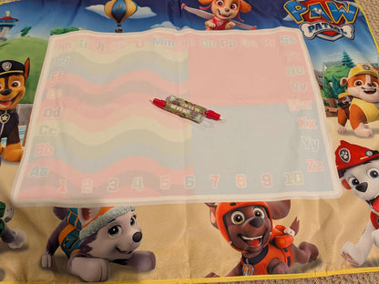 Paw patrol jumbo aqua playmat
