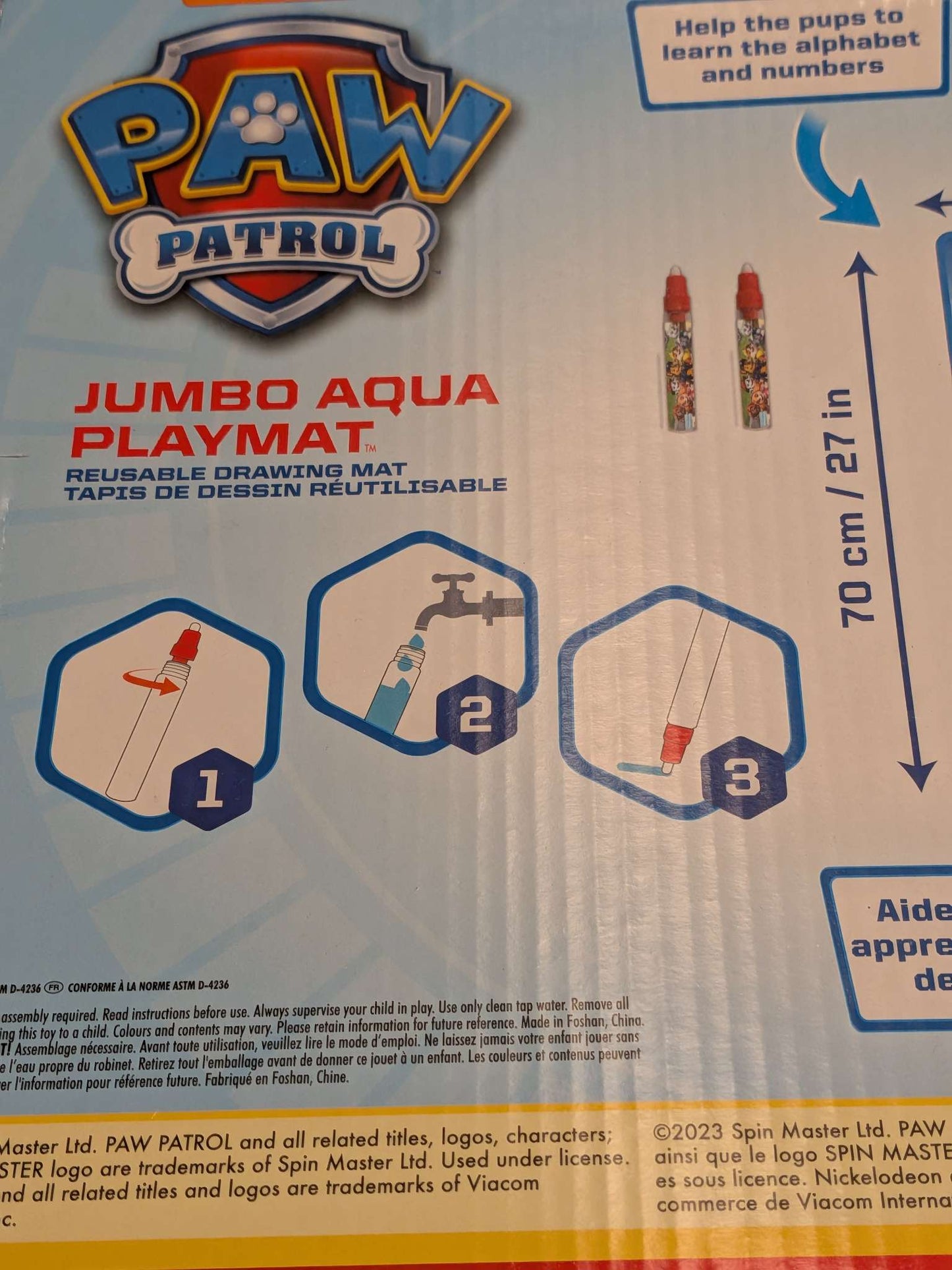 Paw patrol jumbo aqua playmat