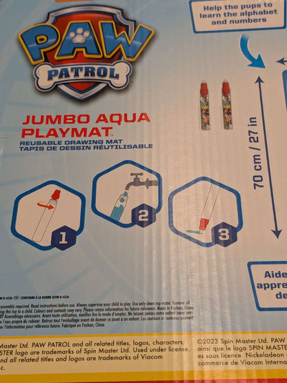 Paw patrol jumbo aqua playmat