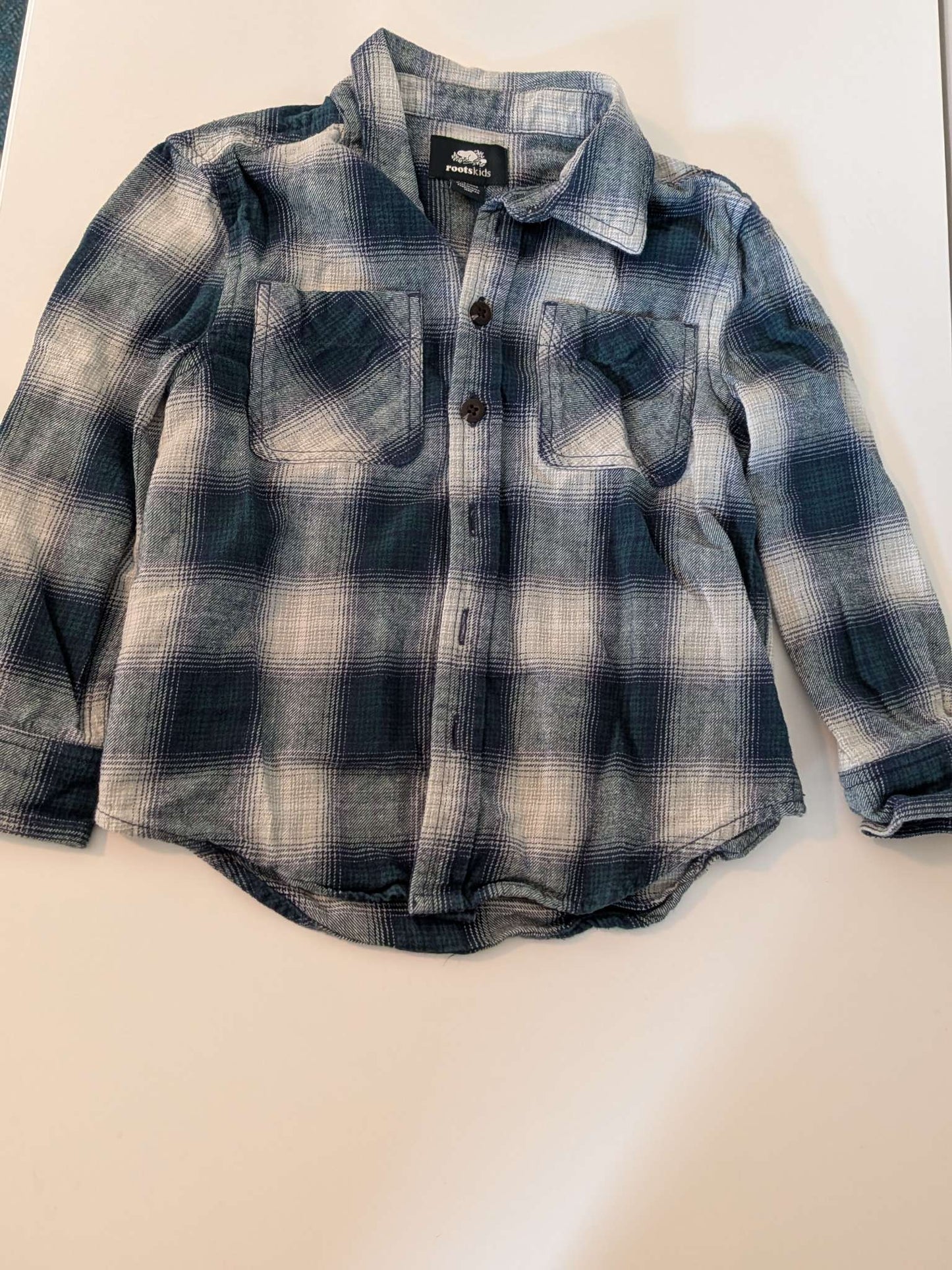 Roots Long Sleeve BU Top - 4Y, Kids 4/4T