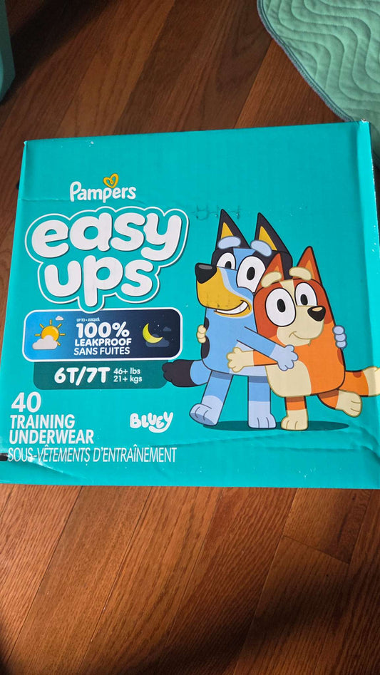 Unopened Easy Ups Diaper 6T/7T