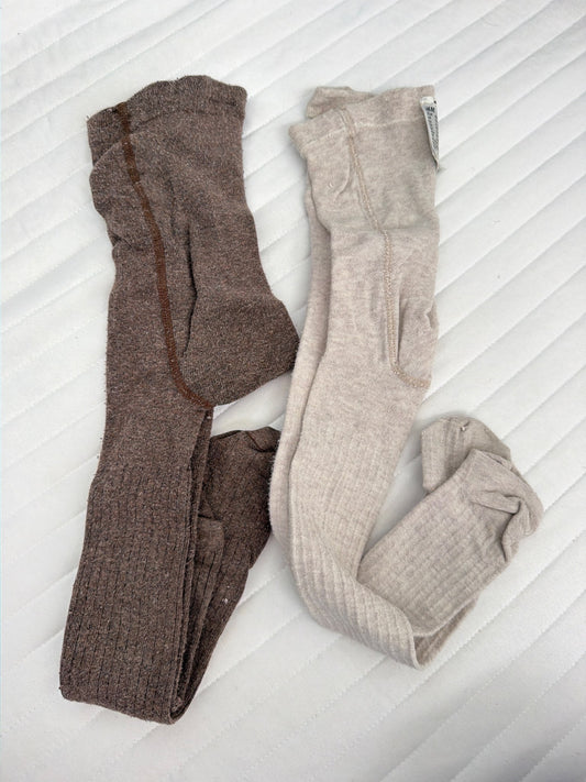 Tights set neutral colors , Kids 3T