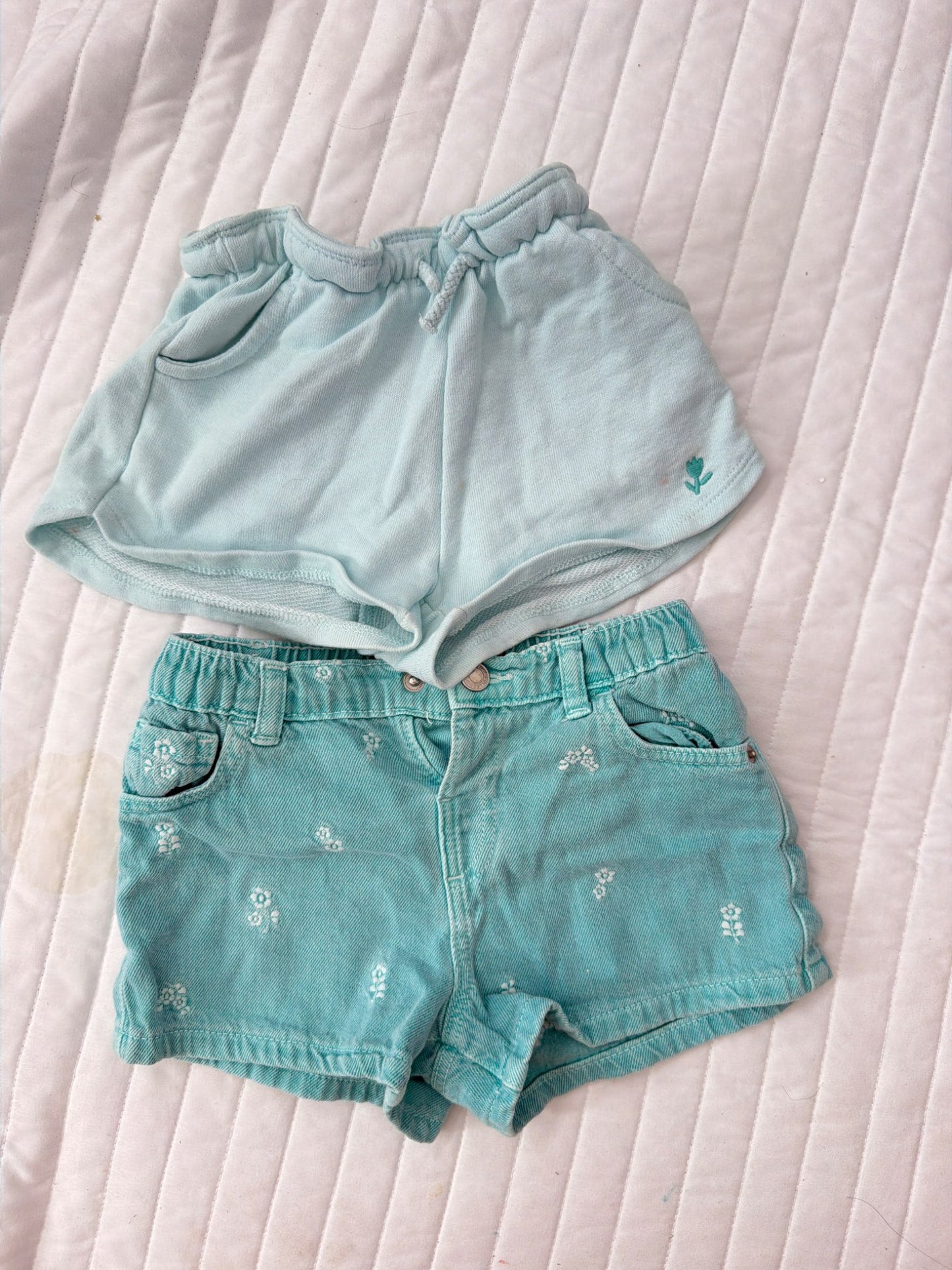 Zara shorts sky blue , Kids 2T