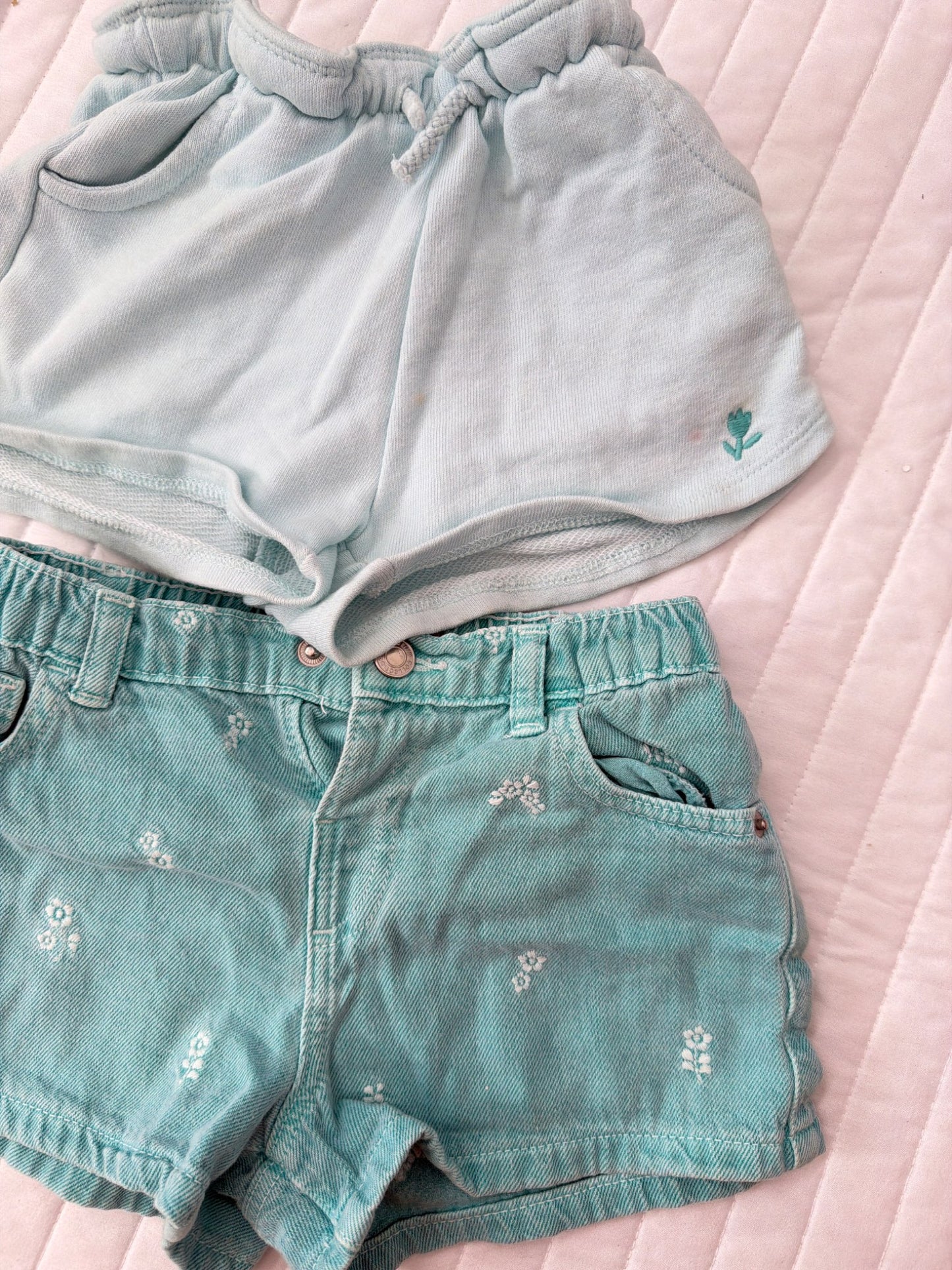 Zara shorts sky blue , Kids 2T