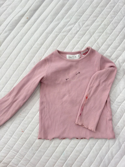 Zara T-shirt heart , Kids 2T