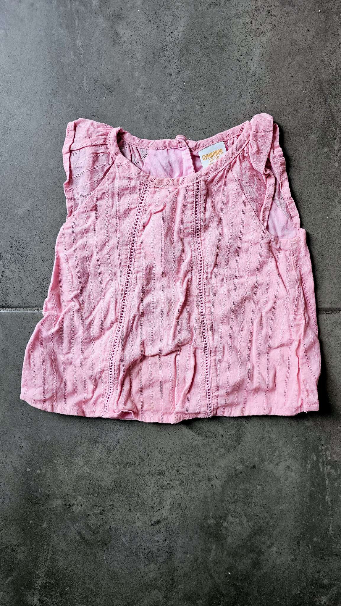 Gymboree Girls Pink Top – 12 months , Kids 12 Month (9-12M)