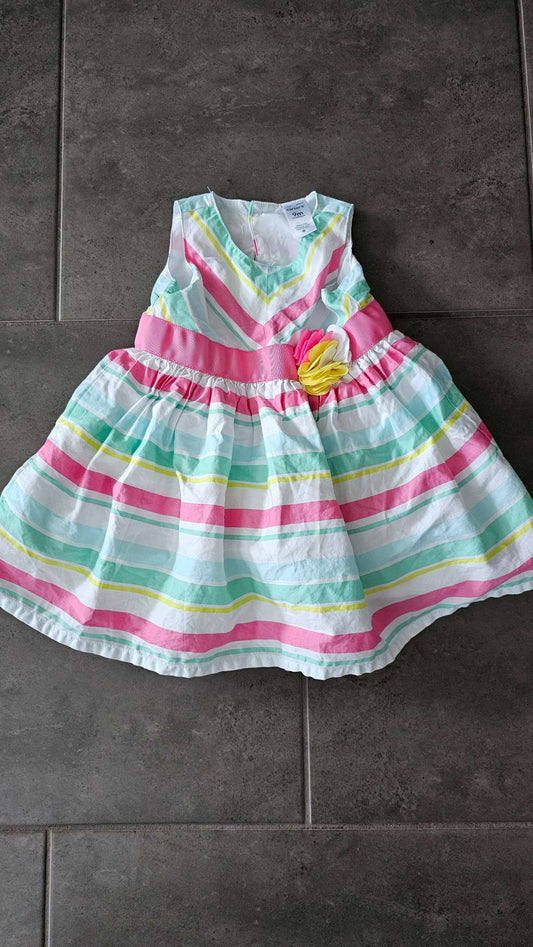 Carter's Girls Striped Dress – 9 months , Kids 9 Month (6-9M)