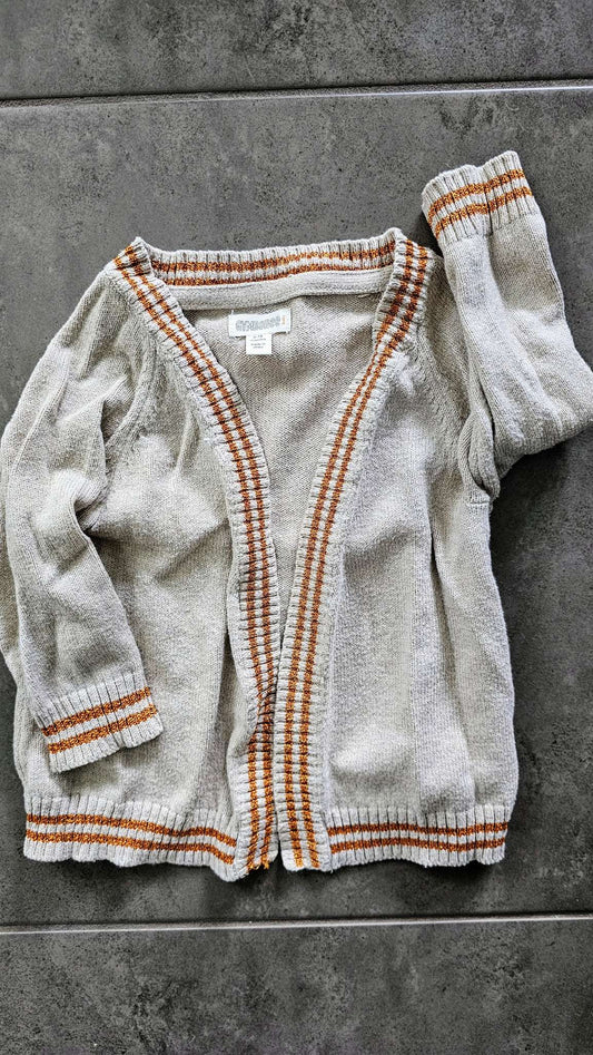 Gymboree Girls Grey Cardigan – 6 months, Kids 6 Month (3-6M)