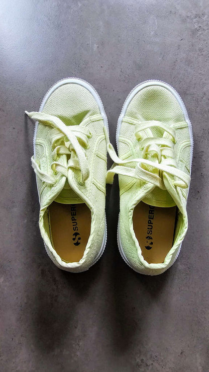 Superga Kids Lime Green Sneakers – (Size 12), Shoes 12 (Toddler:2-4yr)