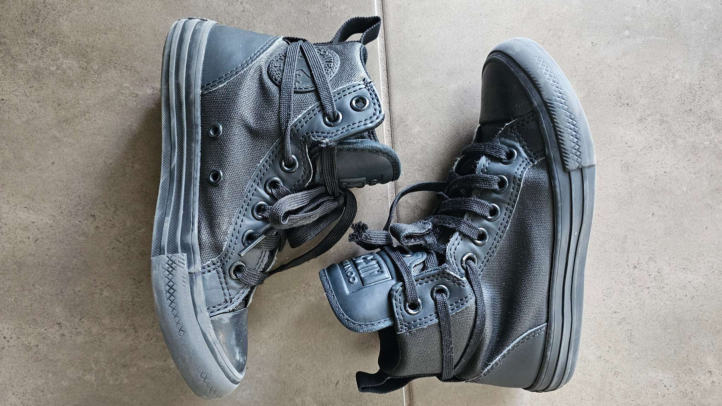Converse Kids Black High-Top Sneakers – size 13, Shoes 13 (Kids:4-8yr)