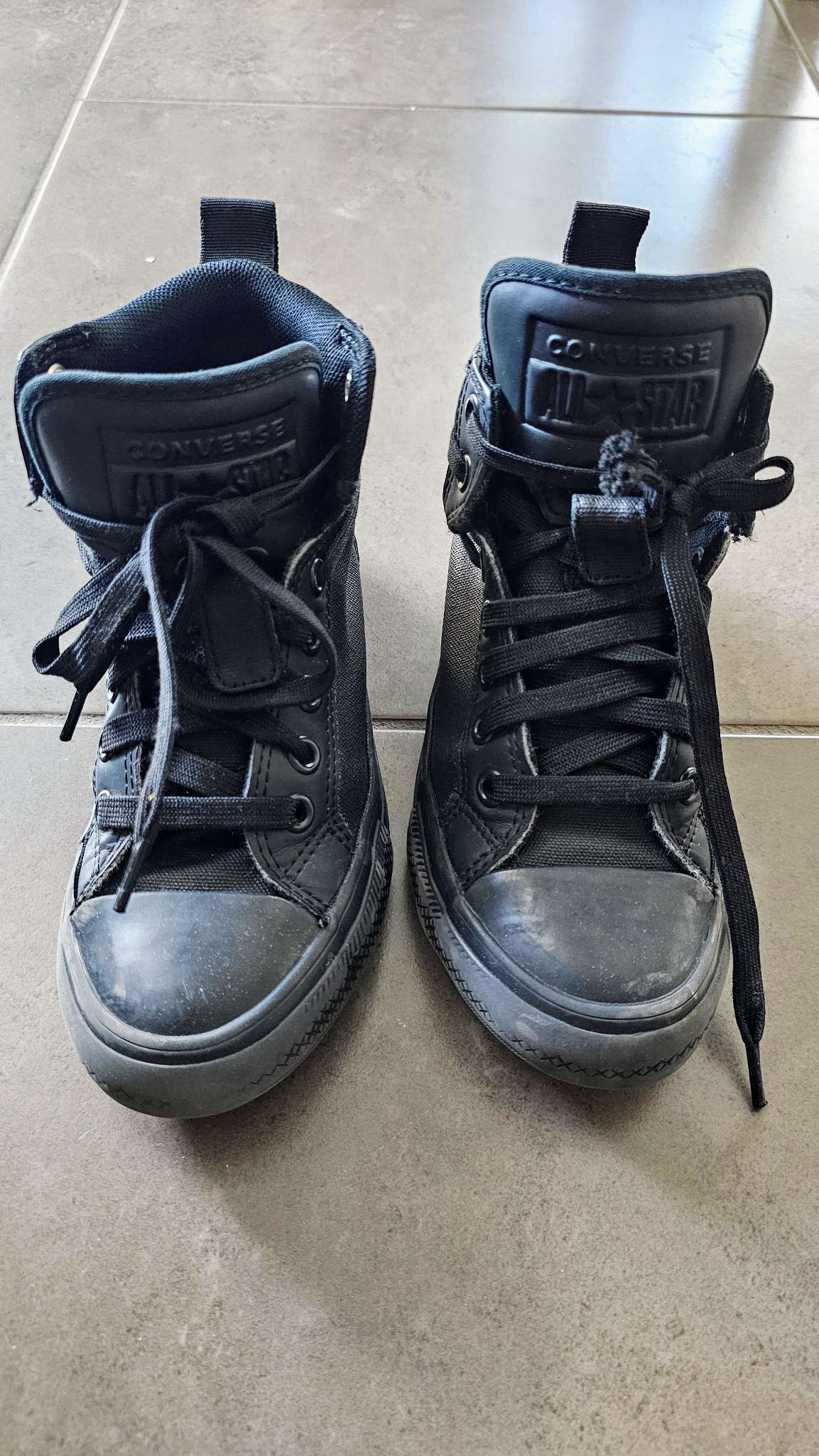 Converse Kids Black High-Top Sneakers – size 13, Shoes 13 (Kids:4-8yr)