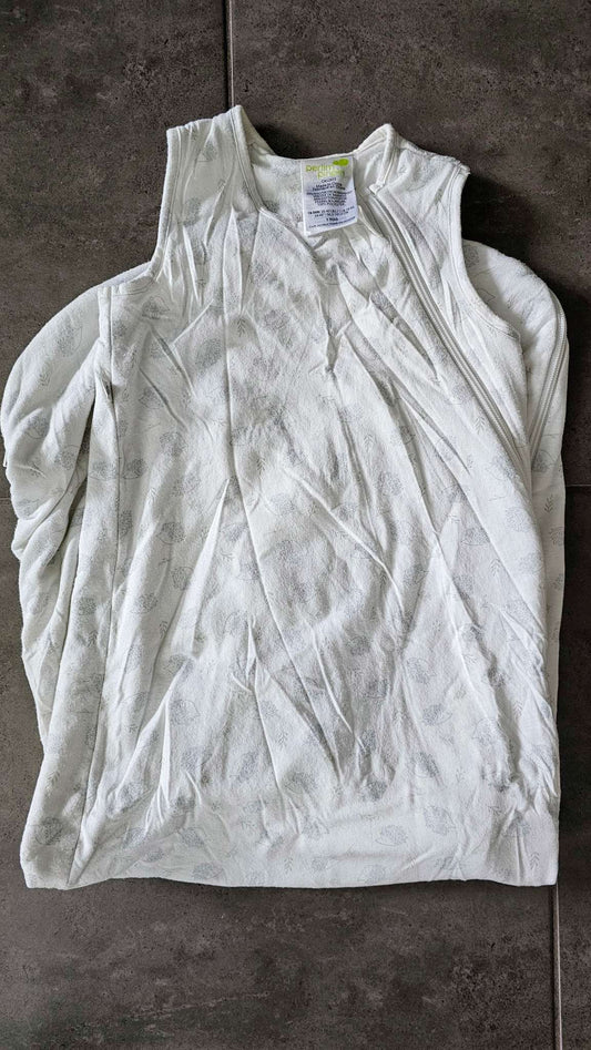 Perlim Pinpin White & Grey Sleep Bag - 18 months , 18-24 Months (Extra Large)