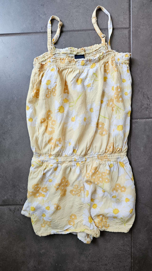 Gap Girls Yellow Daisy Romper - size 8, Kids 8
