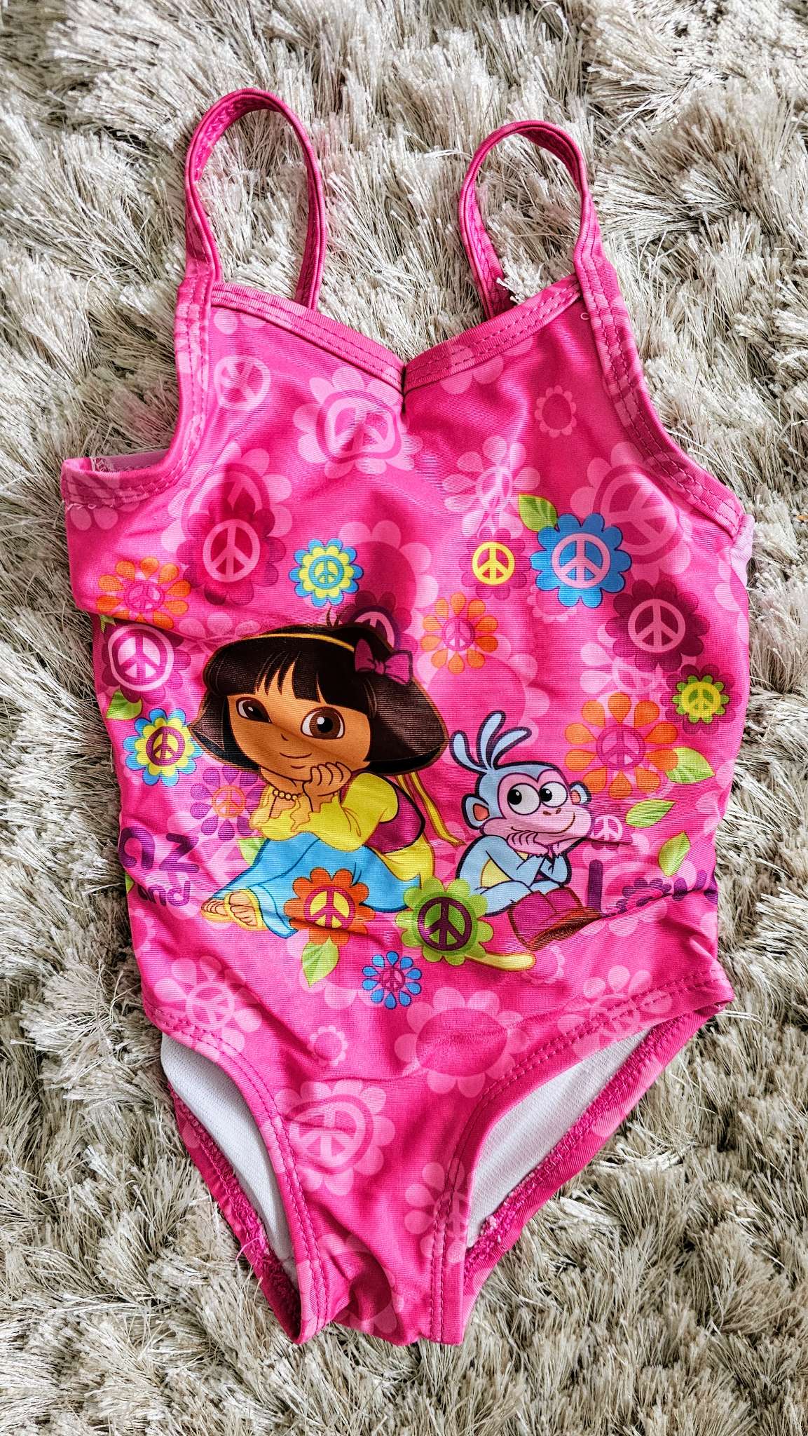 Nickelodeon Dora the Explorer Pink Swimsuit – 18 Months, Kids 18 Month (12-18M)