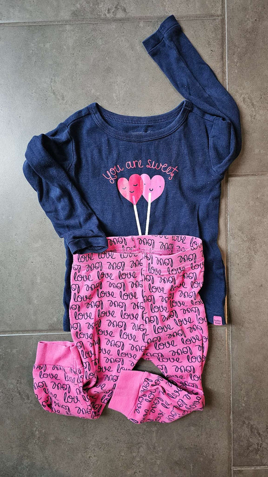 Baby Gap “You Are Sweet” Pajama Set – 18 Months (100% cotton), Kids 18 Month (12-18M)