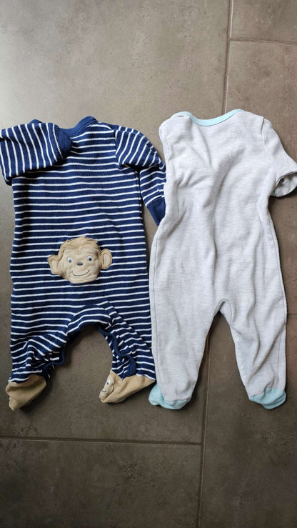 Footed onesies - 3 months , Kids 3 Month (0-3M)