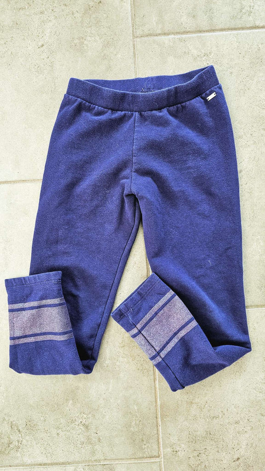 Tommy Hilfiger Navy Pants with Sparkly Cuffs –  (Size 6), Kids 6/6X