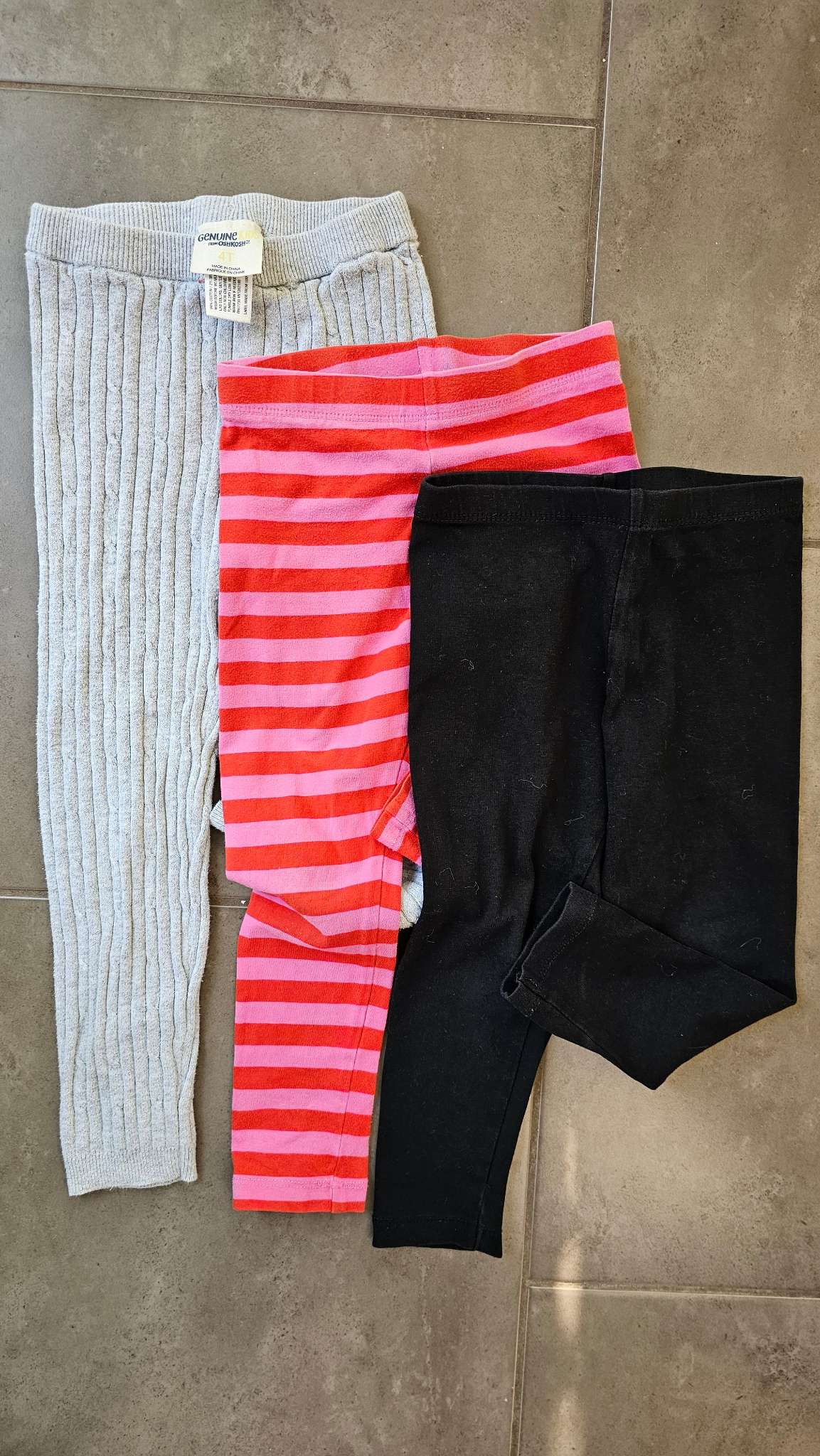 Leggings Bundle – 3 Pairs - size 4, Kids 4/4T