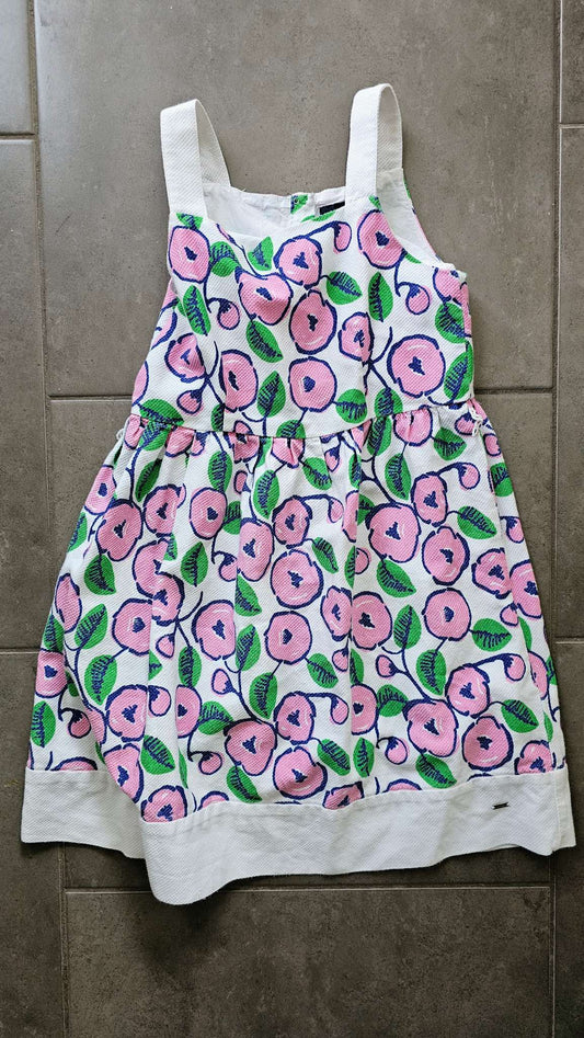 Tommy Hilfiger Pink Floral Print Dress – (Size 7), Kids 7