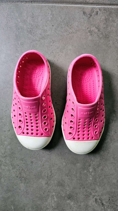 Native Pink Jefferson Shoes (Size 7), Shoes 7 (Walkers:12-24 mth)