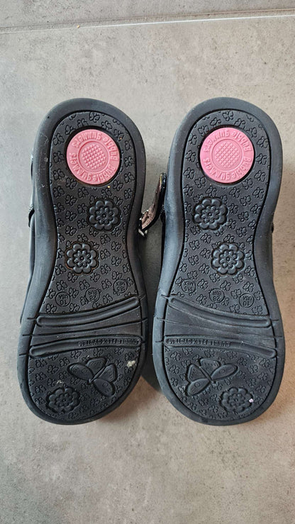 Bubble Gummers Black Patent Leather T-Straps (Size 11), Shoes 11 (Toddler:2-4yr)