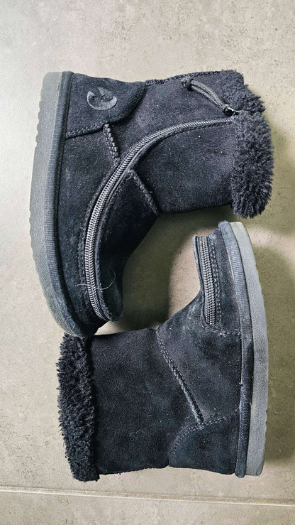 Billy Black Zip Boots (Size 11), Shoes 11 (Toddler:2-4yr)