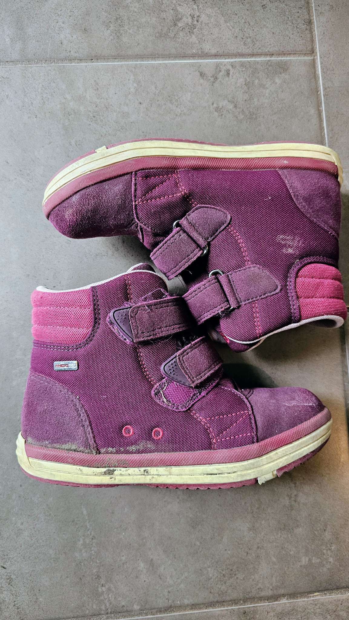 Reima Purple Waterproof Boots (Size 1), Shoes 1 (Kids:4-8yr)