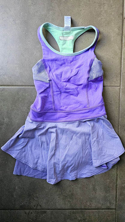 Ivivva Purple Racerback Tennis Dress (Size 7), Kids 7