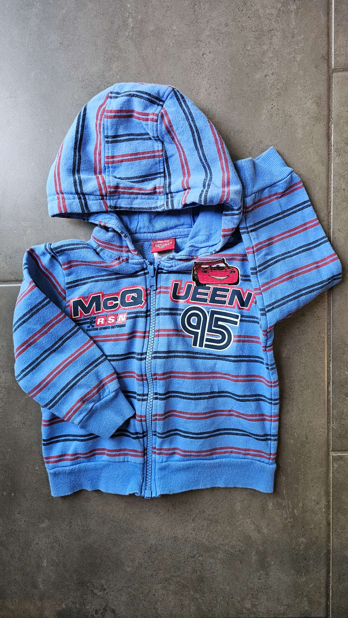 Disney Cars Lightning McQueen Hoodie 100% Cotton (18 Months), Kids 18 Month (12-18M)