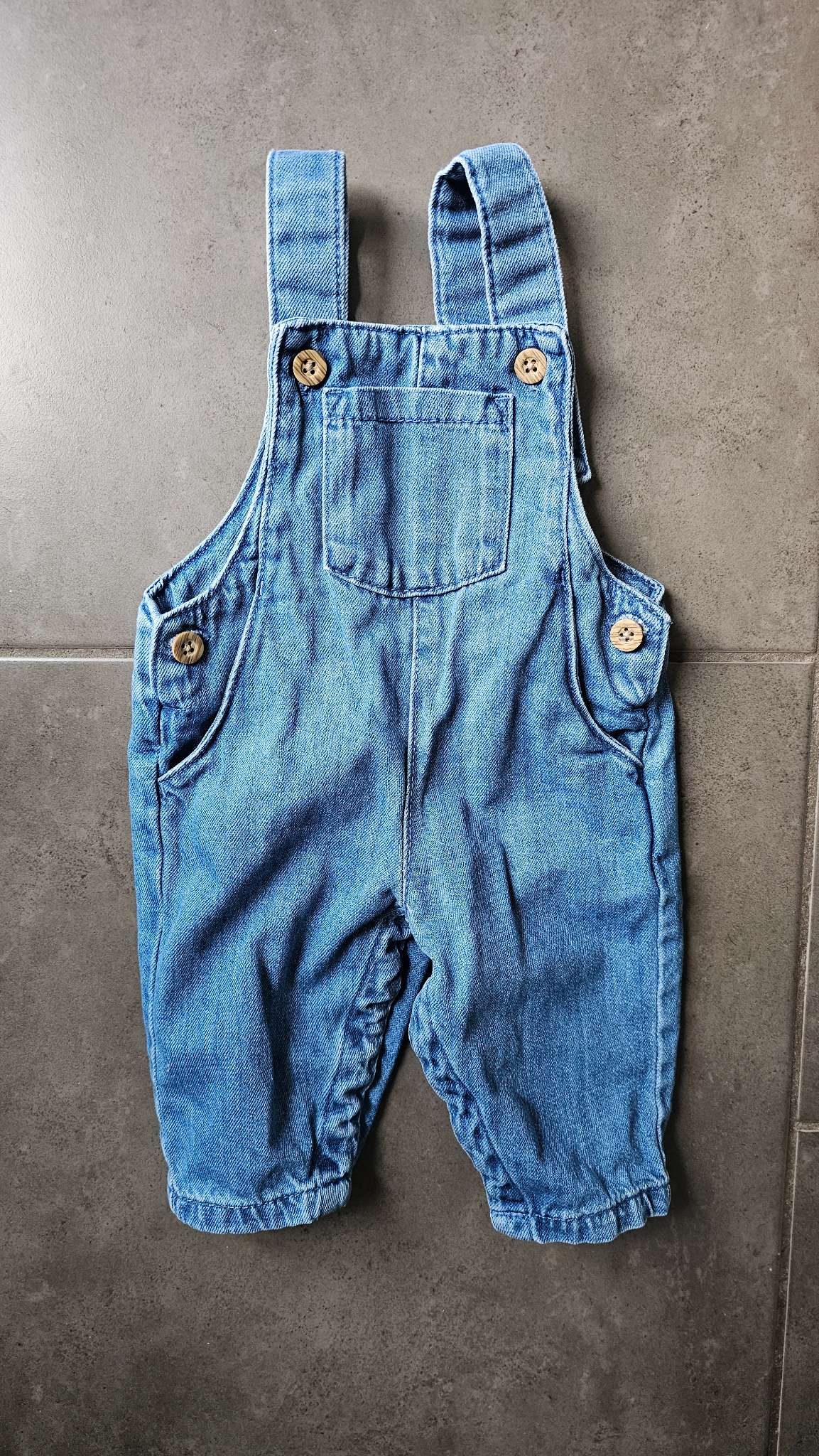 Little Planet by Carter’s Denim Overalls 100% Organic Cotton (3 Months), Kids 3 Month (0-3M)