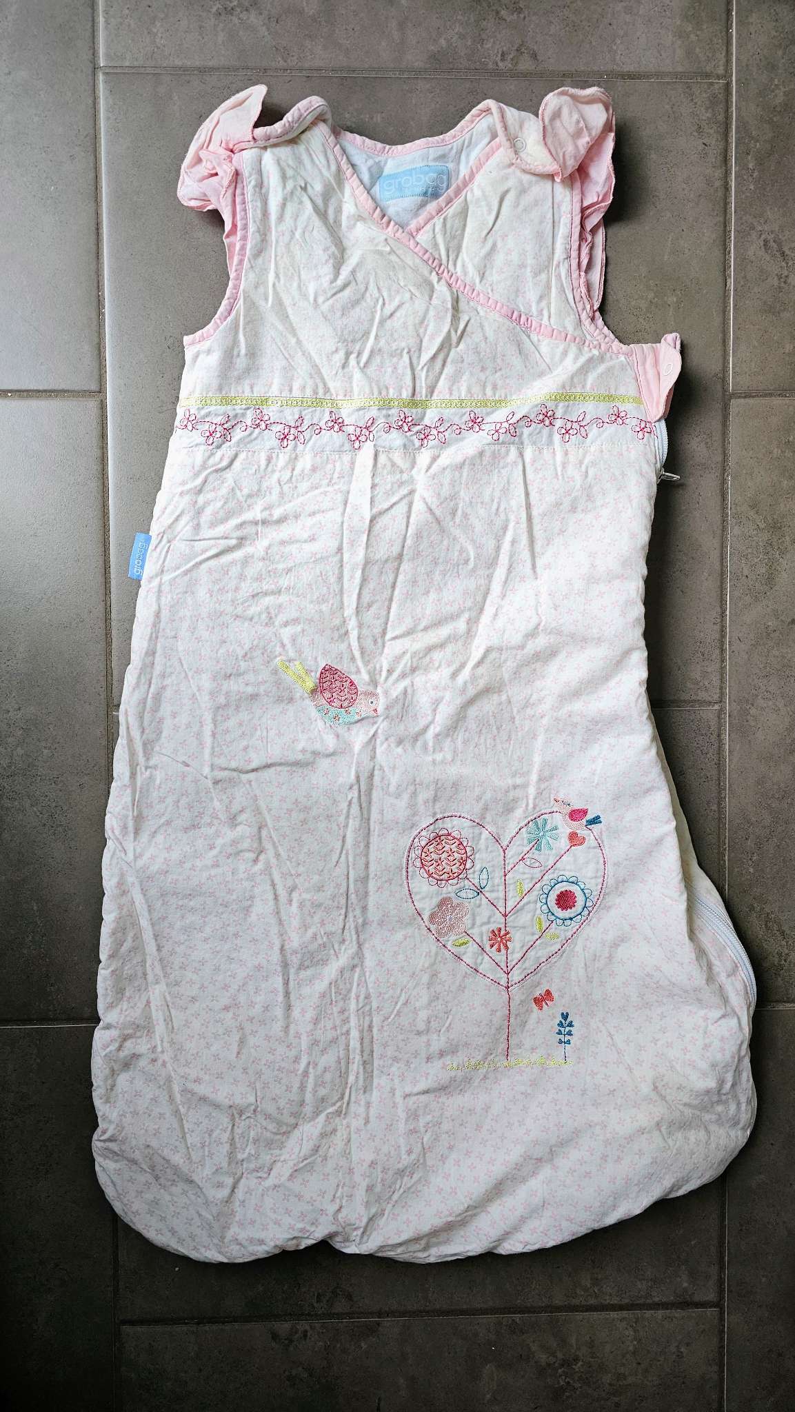 Grobag Embroidered Sleep Sack 2.5 TOG (6–18 Months), 6-12 Months (Medium)