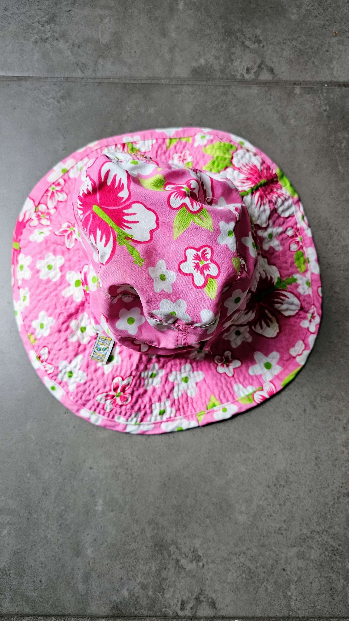 Baby Banz Pink Floral Sun Hat (up to 12 months), Kids 12 Month (9-12M)