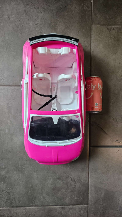 Barbie Pink Fiat 500 Convertible Car