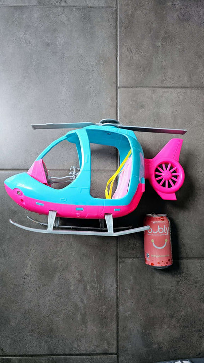 Barbie Dreamhouse Adventures Helicopter (Turquoise & Pink)