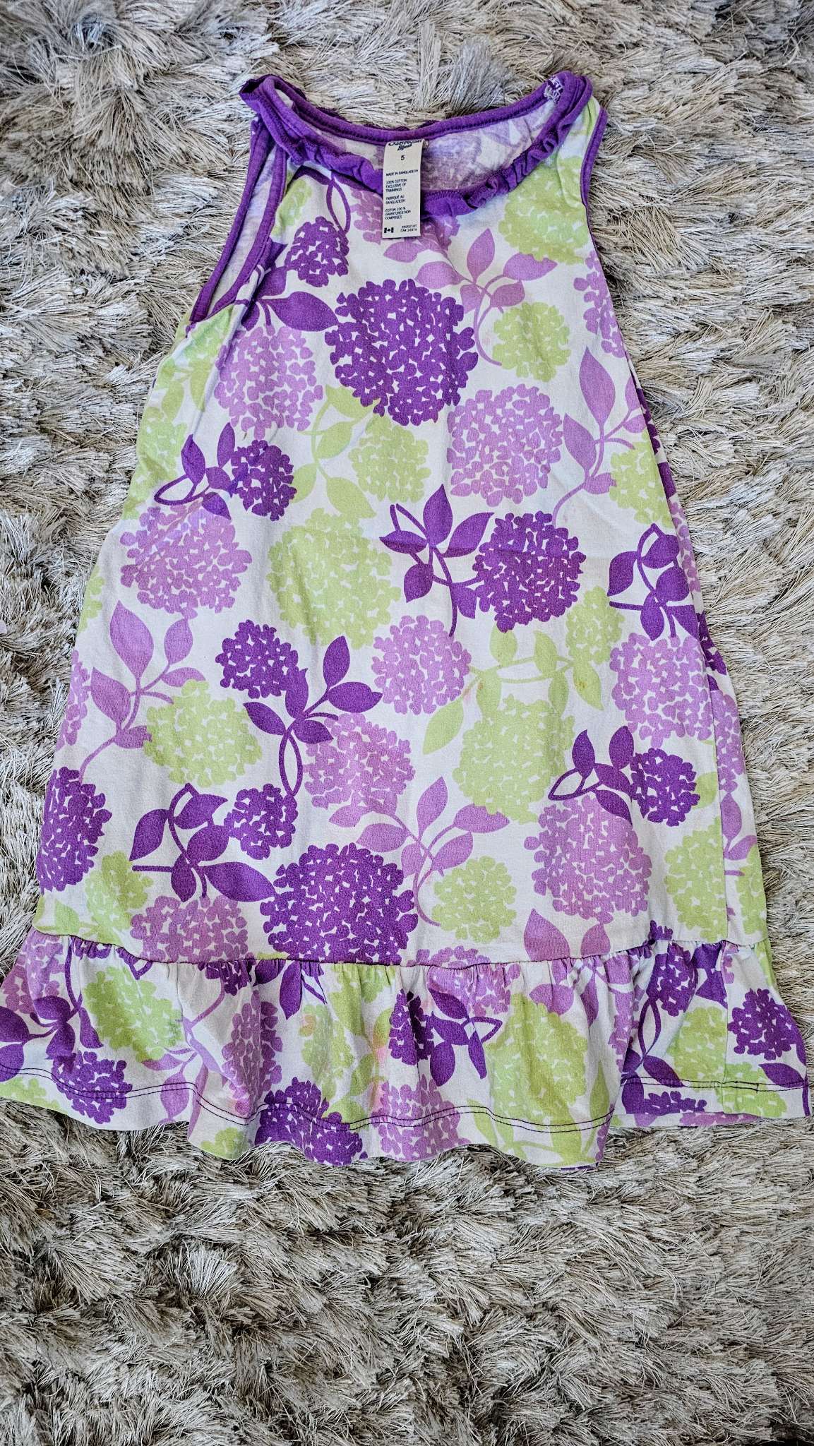 OshKosh Girls Floral Dress – size 5, Kids 5/5T