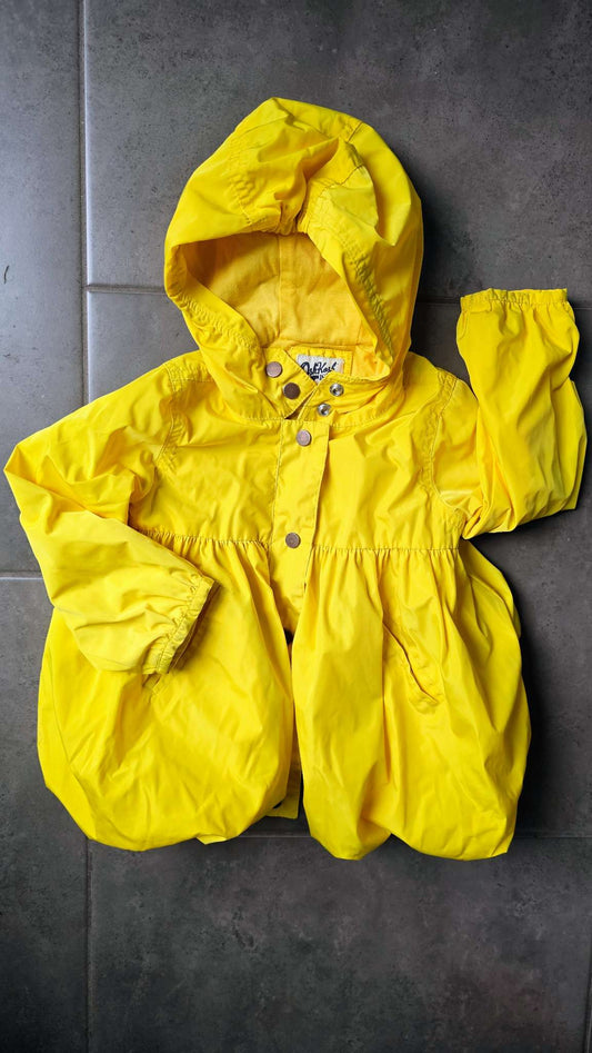 OshKosh Girls Yellow Rain Jacket – size 3, Kids 3T