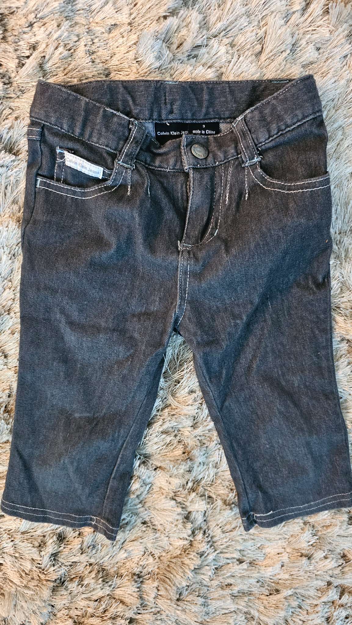 Calvin Klein Girls Grey Pants – size 3, Kids 3T