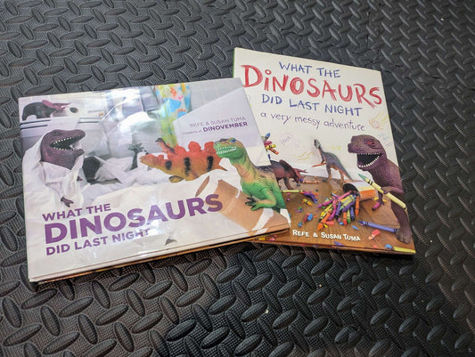 What the dinosaurs did last night collection