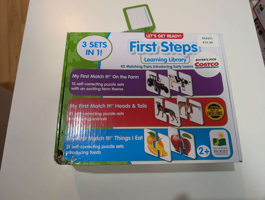 Learning Library puzzle FIRST STEPS